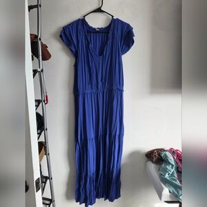 Old Navy Royal Blue Maxi Dress
